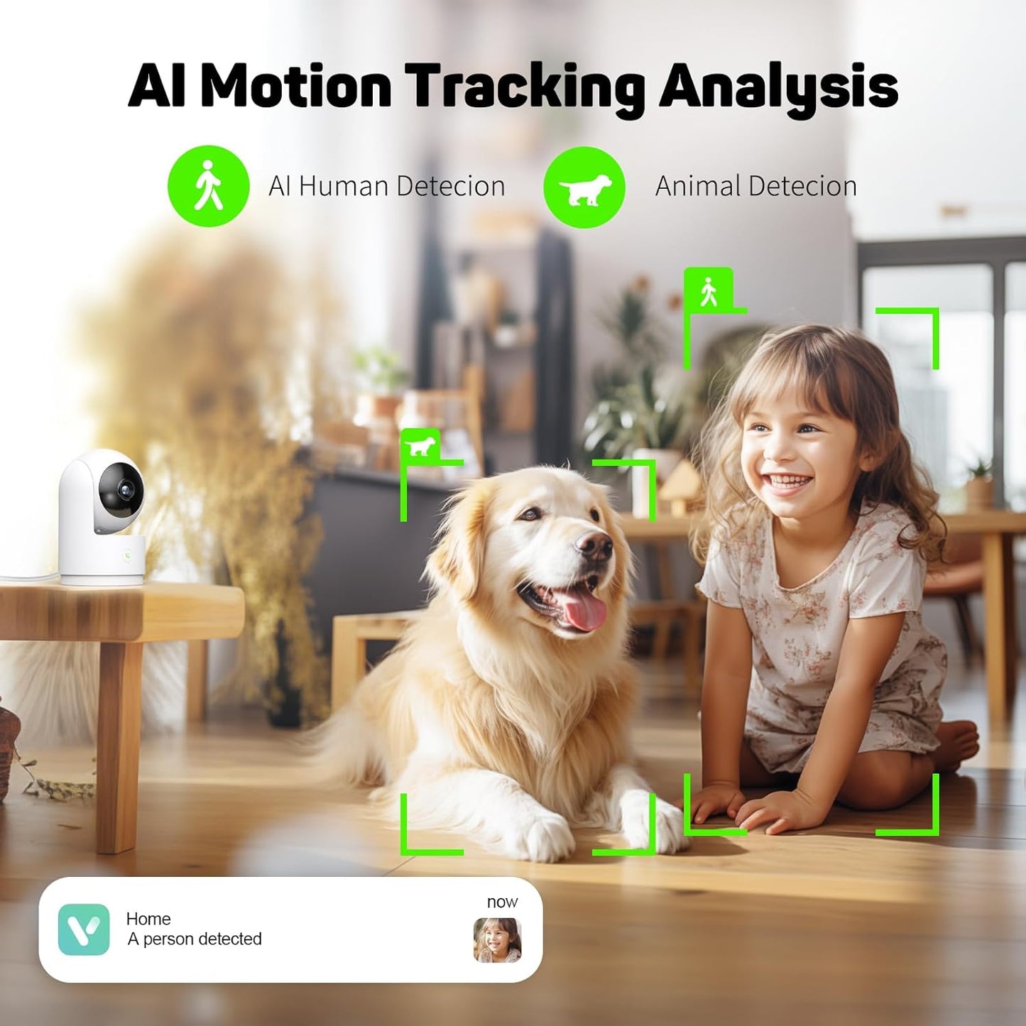 Cámara de seguridad para niños 360 grados