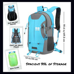 Mochila reflectante para motocicleta. Mochila ligera.