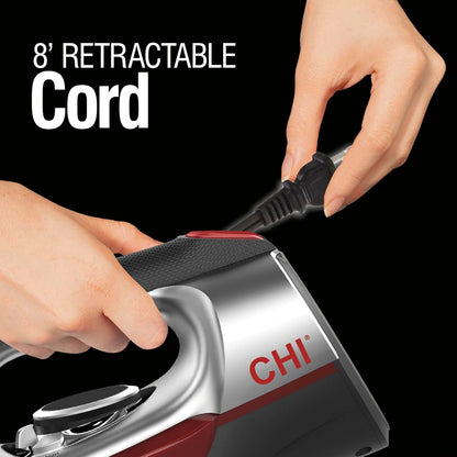 Plancha de vapor CHI 13102 color plata con suela de cerámica y titanio — vista 4