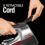 Plancha de vapor CHI 13102 plata con suela de cerámica y titanio — vista 4