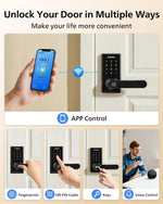 Cerradura Inteligente Para Puerta Con Wi-Fi Y Mango PHILIPS 2000 SERIES