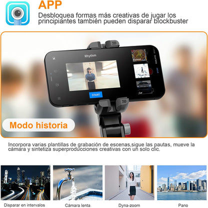 KOSCHEAL Q18 Estabilizador Para Celular, 2-Ejes.