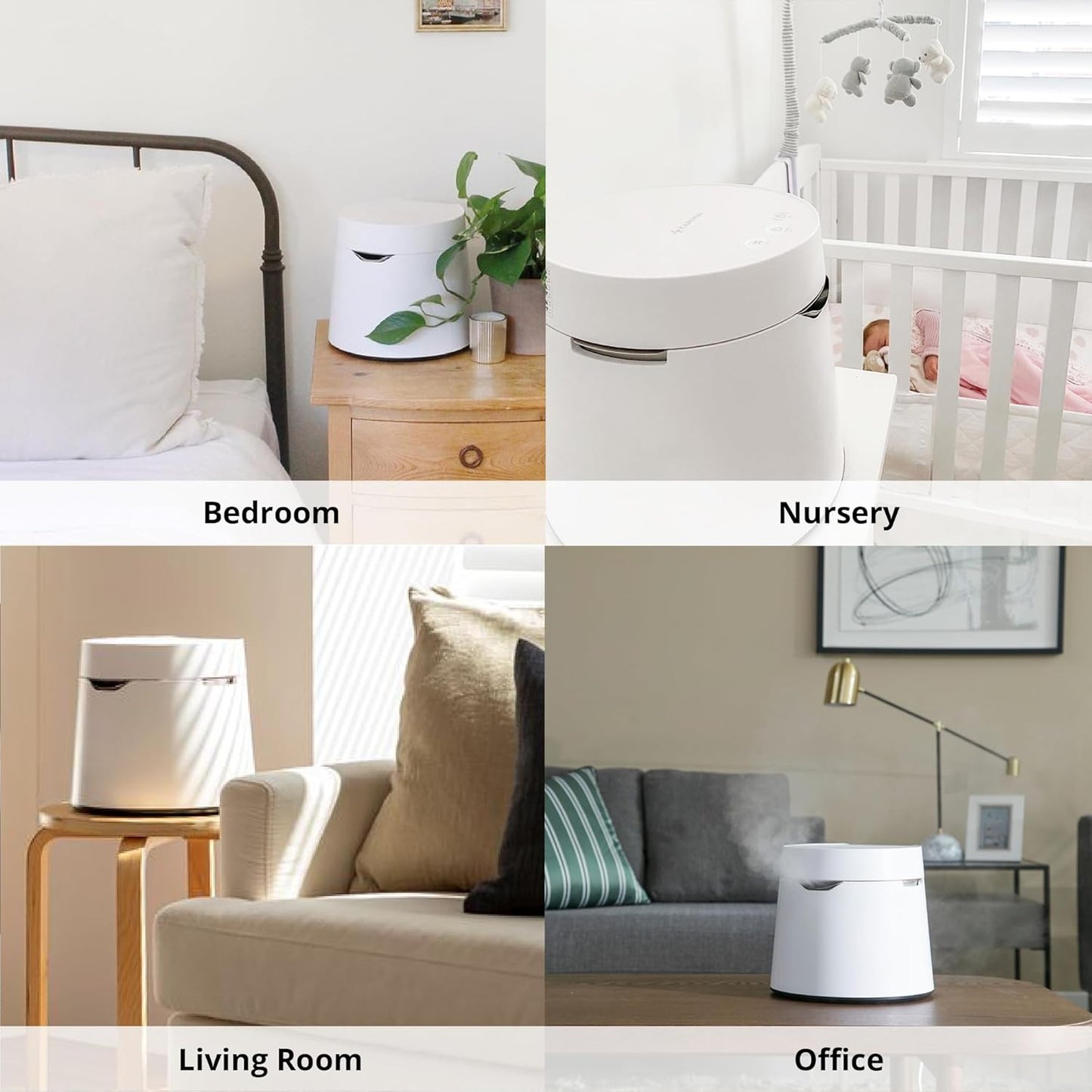 Carepod Humidificador,acero inoxidable 31S, ultrasónico, niebla fría.