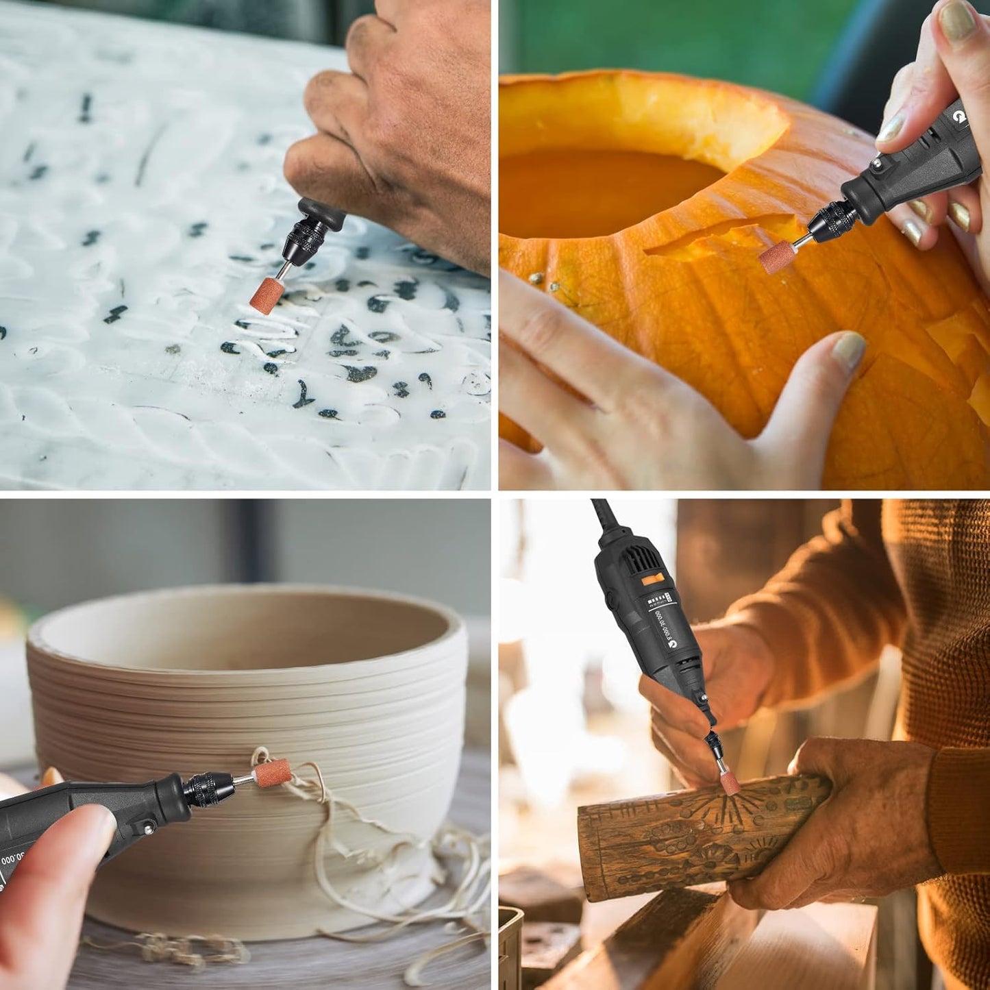 Mini taladrado, para corte, lijado, pulido y grabado, DIY.