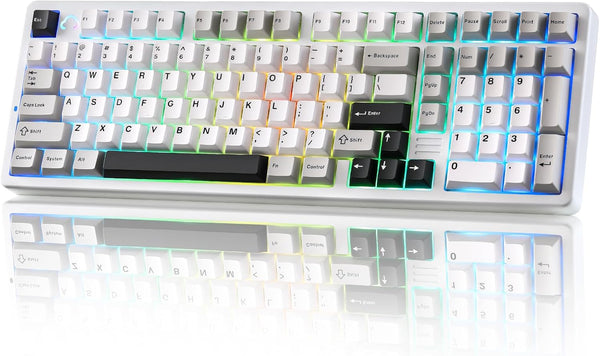 YUNZII AL98 Teclado Mecánico RGB Bluetooth 2.4G