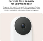 Timbre de Puerta Google Nest (Cableado, 3ª Gen), Audio de 2 vías.