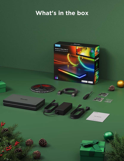 Govee Retroiluminación LED RGBIC TV 90 LED Sync AI 75-85INCH
