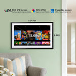 Pantalla inteligente de 15.6" con calendario, Apps Android y Portaretrato.