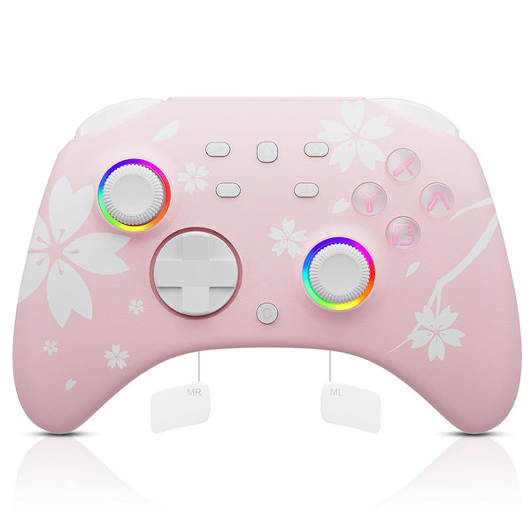 Control Gamer Switch Mytrix Bluetooth RGB Turbo Rosa