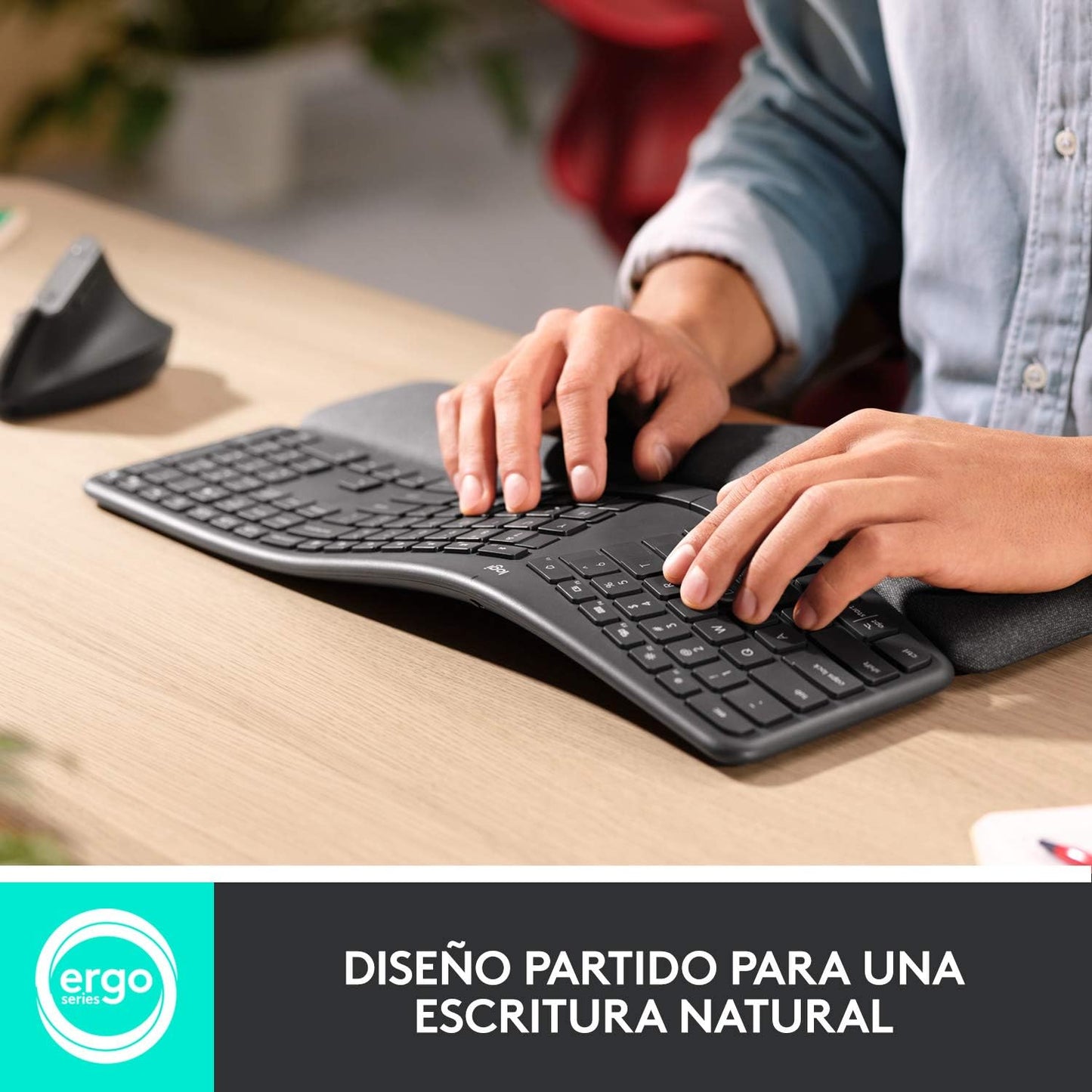 Logitech ERGO K860 inalámbrico y ergonómico