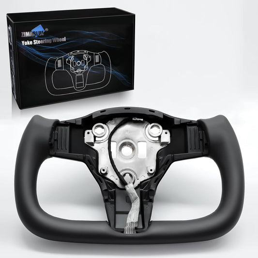 ZIMABLUE-Volante de yugo personalizado, piel de napa sin ribete delantero.(USADO)