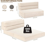 Sofá cama plegable, colchón cómodo y sofá de piso, Juikury.