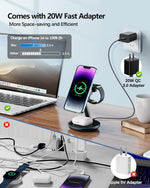 Estación de carga 3 en 1 dispositivos Apple 18 W (USADO)