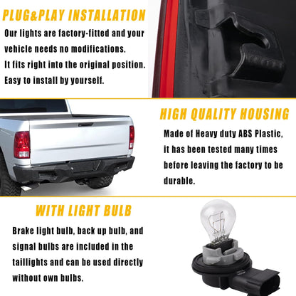 Calavera Izq Dodge Ram 1500 2500 3500 2018 Luz trasera