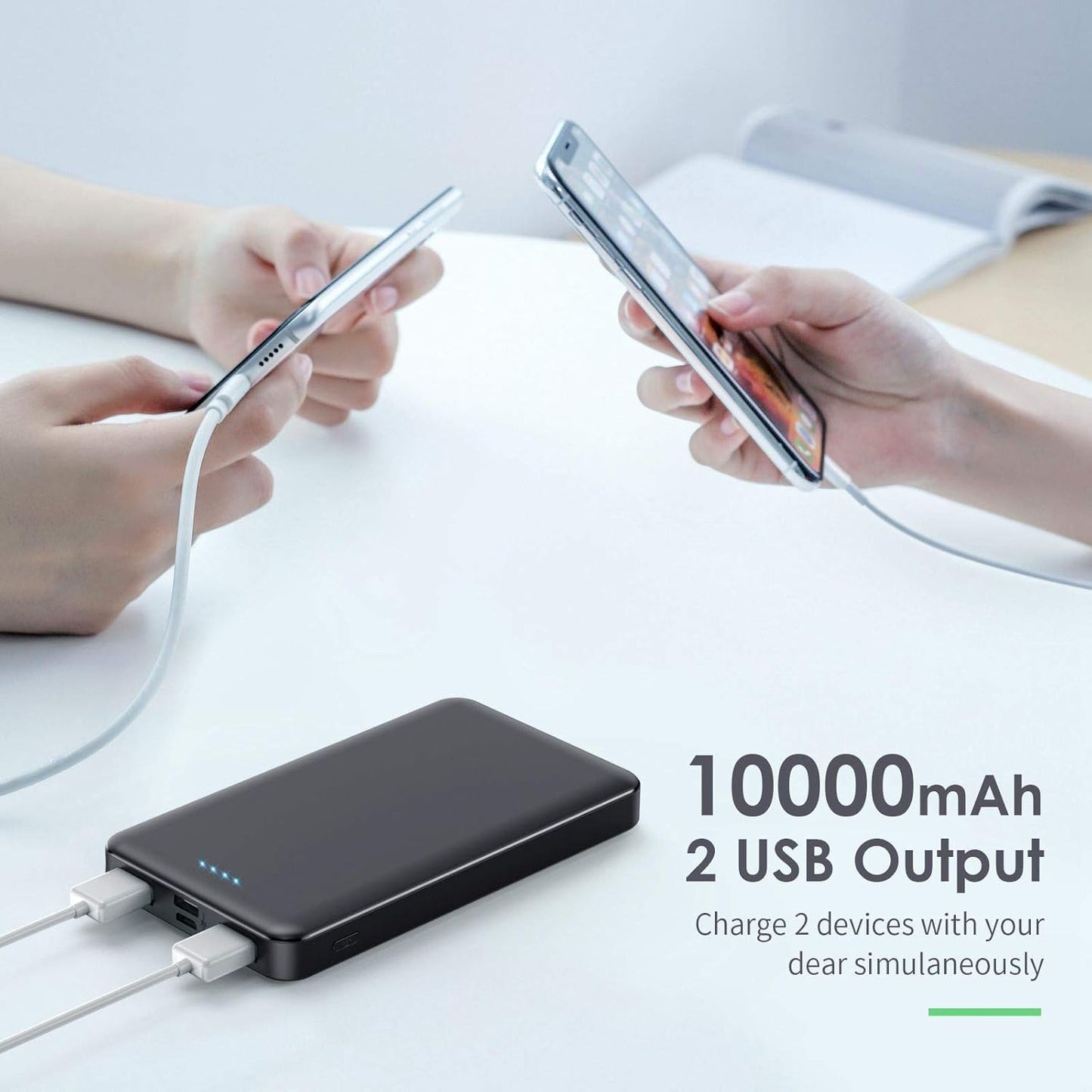 2 Cargadores portátiles 10000 mAh HX60S9