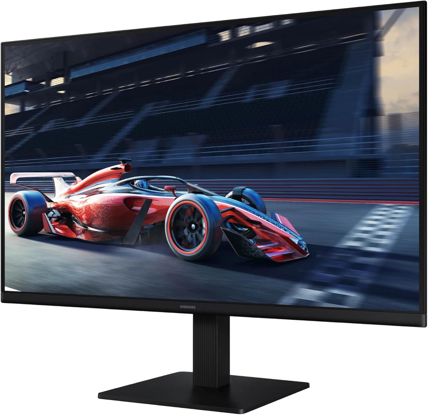 Monitor Esencial de 27", modo de juego, diseño ergonómico, Samsung.