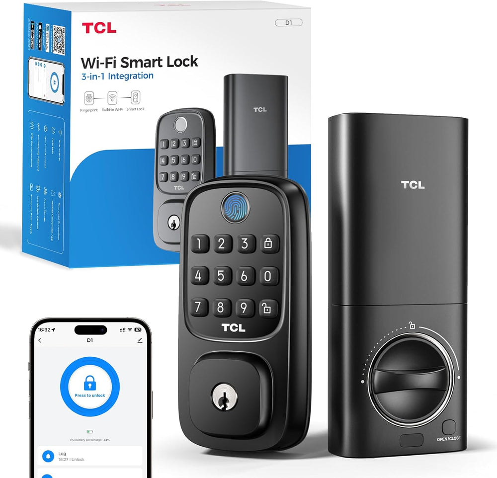 Cerradura Inteligente TCL D1 WiFi con Huella Digital