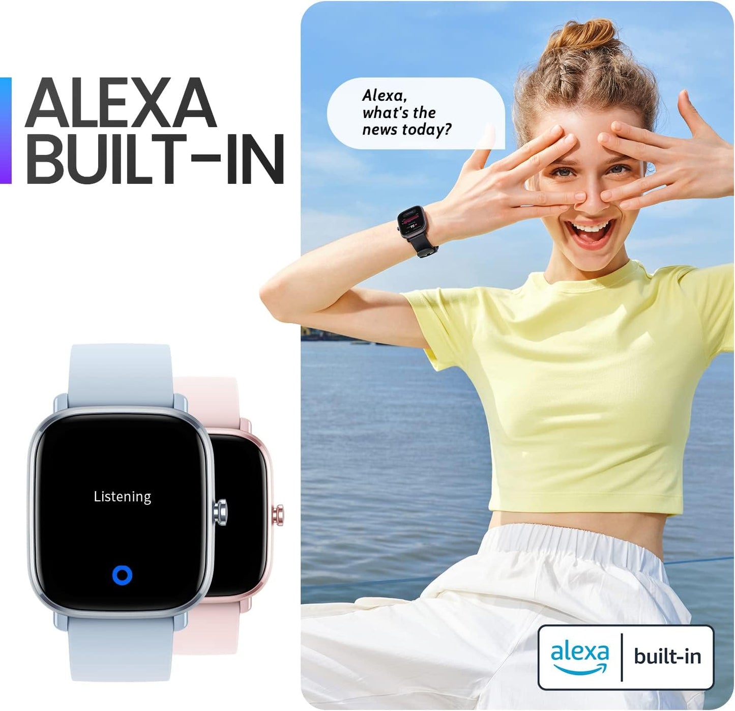 Amazfit GTS 2 Mini azul Smartwatch con GPS Deportivo