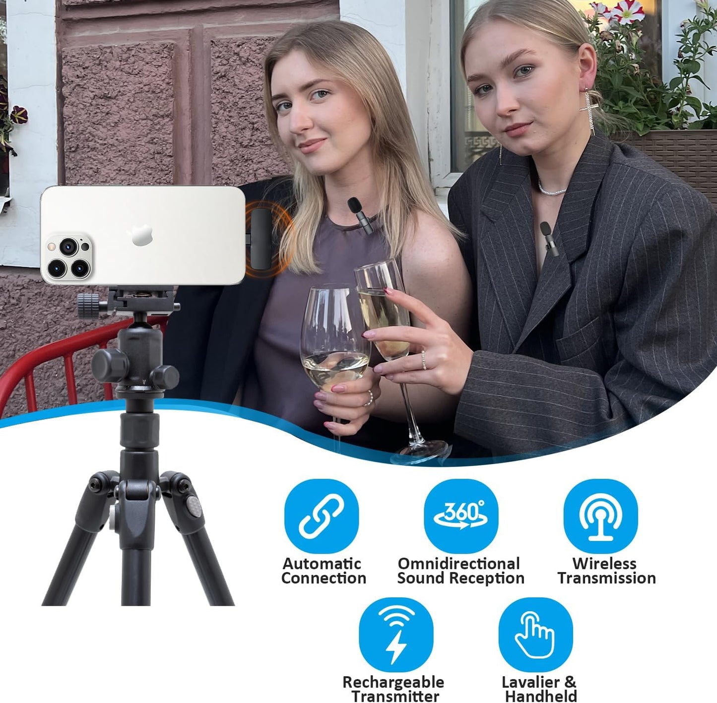 Mini microfono inalambrico Maybesta para iphone