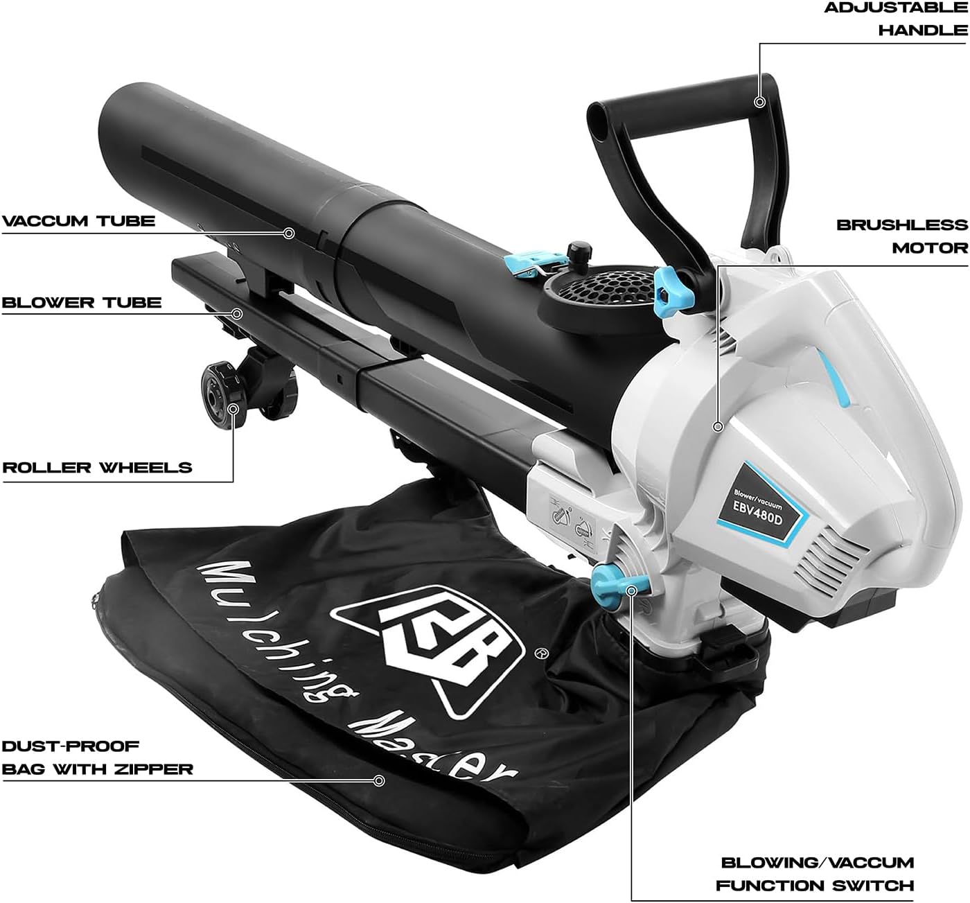 RB Combo de soplador de hojas y aspiradora de 40 V.