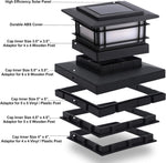 Kit de 8 luces solares para exteriores, luz de llama parpadeante.