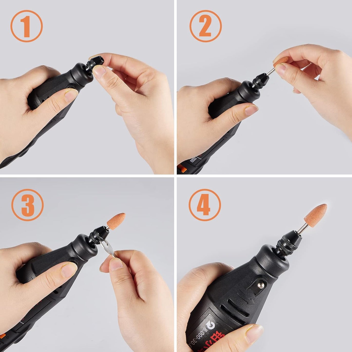 Mini taladrado, para corte, lijado, pulido y grabado, DIY.