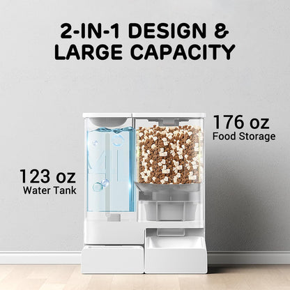 Alimentador dispensador Automático WIFI iPettie FW54 Mascotas Con Agua