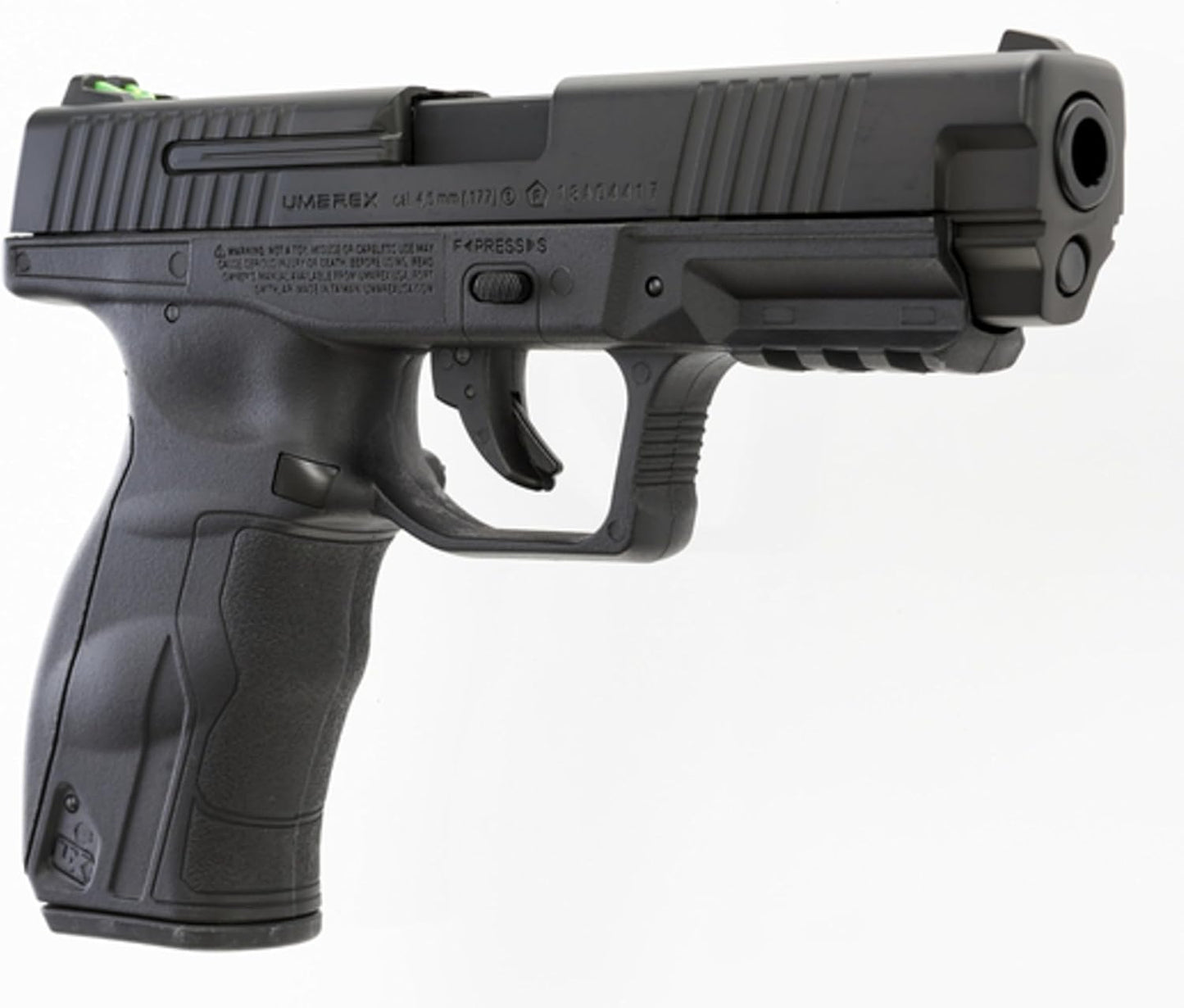 Pistola de aire Umarex 9XP, .177,  calibre 4.5MM, CO2, BB'S.
