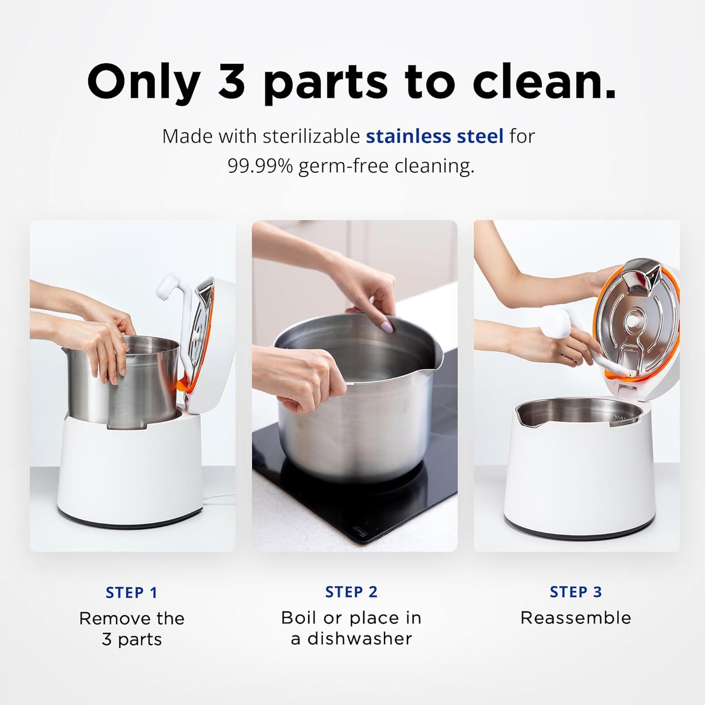 Carepod Humidificador,acero inoxidable 31S, ultrasónico, niebla fría.