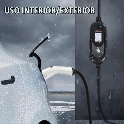Cargador EV de nivel 2, TopAutoGear, 50A-240V, enchufe NEMA 14-50