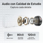 Micrófono Maono Wave T5, Inalámbrico para Tipo C iPhone Android (USADO)