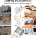 Kit Aseo Mascotas Aspiradora Grooming Afloia LM1 5 En 1