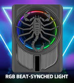 Subwoofer y amplificador para automóvil de 1600 W, luz RGB (USADO)