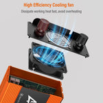 Inversor de 1000 W de 12 V a 110 V,  de 2 Salidas de CA,AMPEAK
