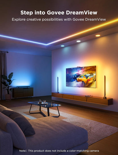Barras de Luz LED Govee 31", Smart TV de 70-85", RGBIC y WiFi, H6043