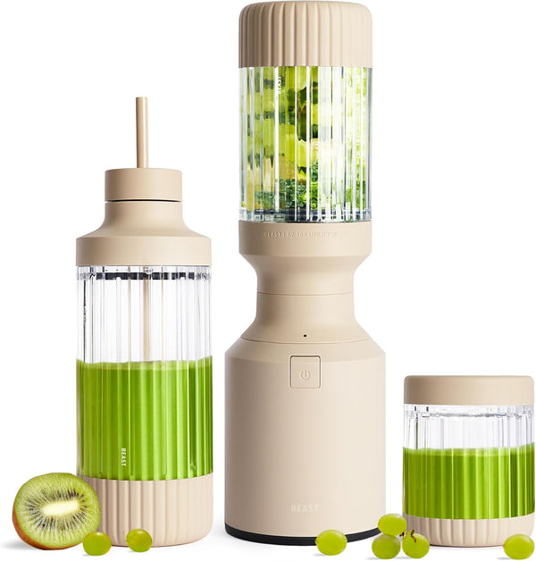 Licuadora Personal Beast 850+, Mezcla Hielo y Frutas Congeladas.