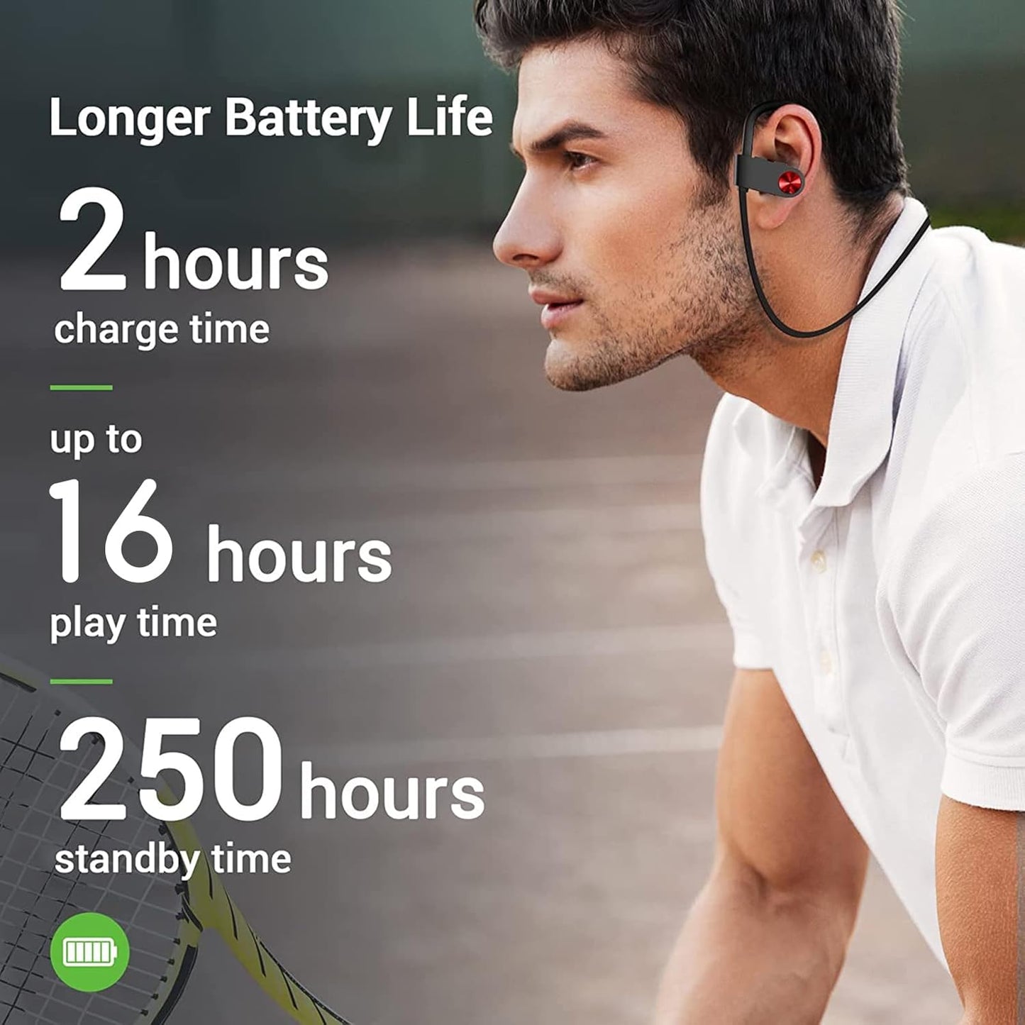 Auriculares Bluetooth impermeables deportivos inalámbricos