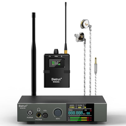 Monitor In Ear Inalámbrico Bietrun UHF Profesional