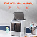 Máquina De Hielo Para Encimera 45 Libras En 24 Horas