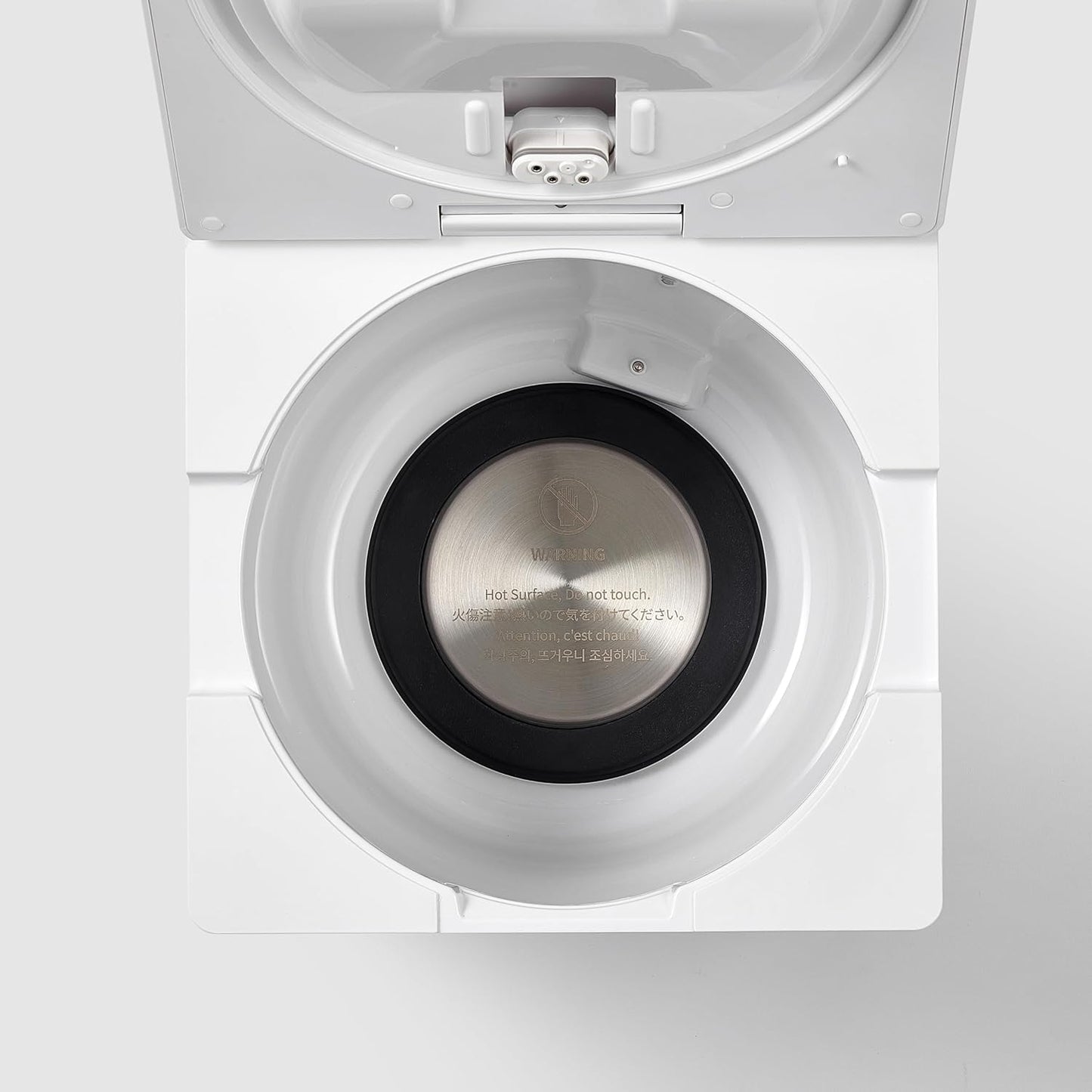 Humidificador híbrido, Carepod, acero inoxidable frío/cálido (USADO).