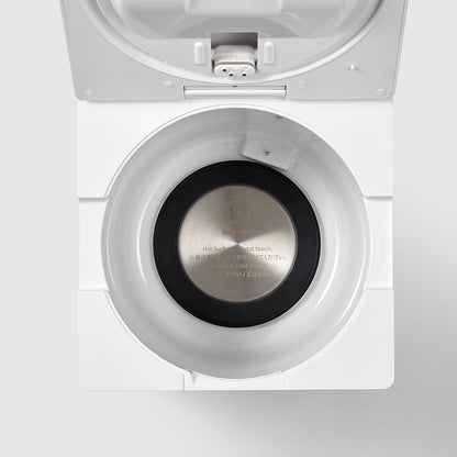 Humidificador híbrido, Carepod, acero inoxidable frío/cálido (USADO).