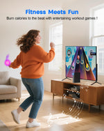 Consola de videojuegos MetFut Motion, juegos físicos, Plug & Play.