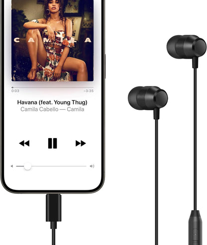 Auriculares USB C con cable, magnéticos, micrófono, manos libres.