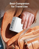 Estación de carga USB de 40 W, USB de 4 puertos con un puerto QC 3.0 SooPii