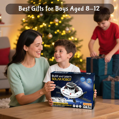 Kit de construcción de robot solar 6 en 1 para niños (USADO)