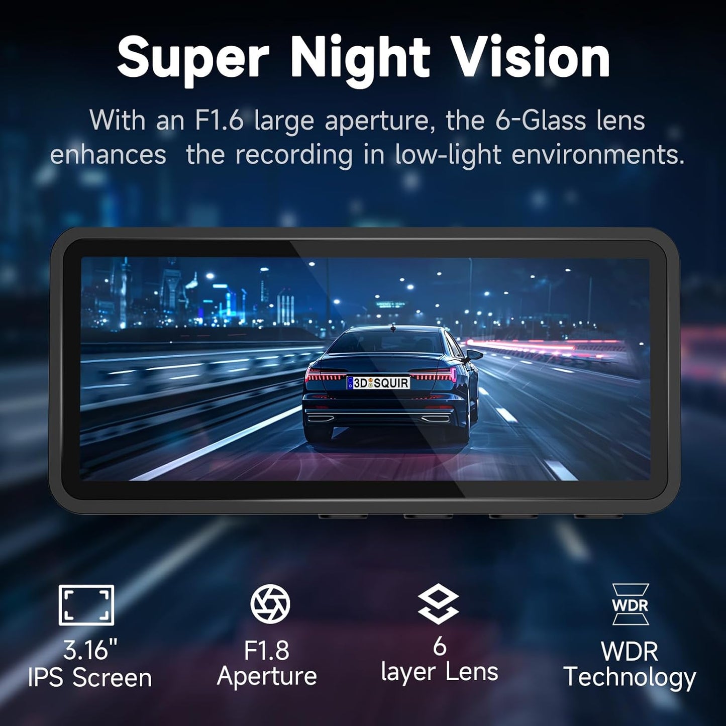 Cámara de salpicadero delantera y trasera S70