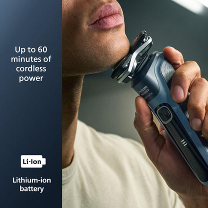 Afeitadora recargable, Philips Norelco Shaver 5400, húmedo y seco.