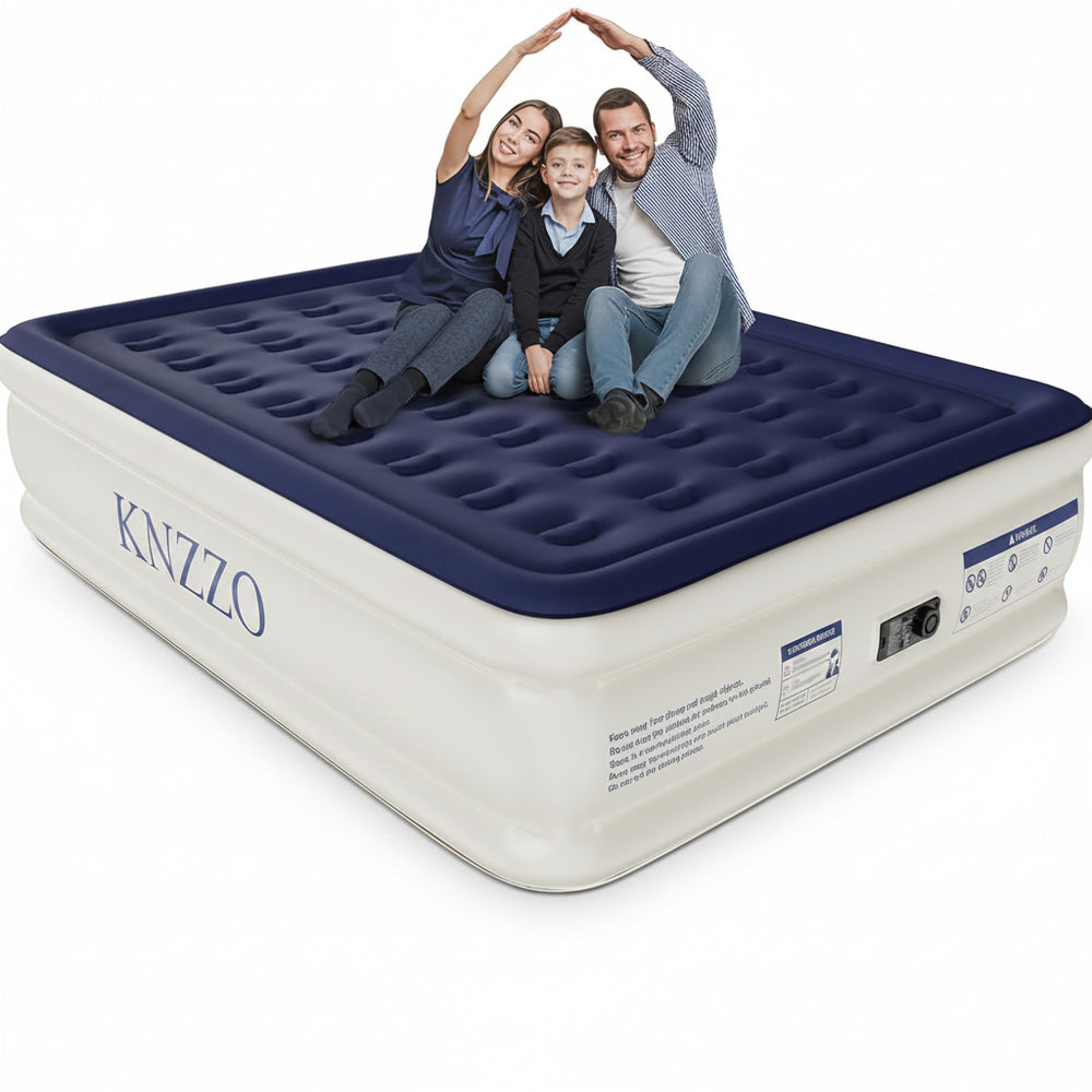 Colchón Inflable Queen KNZZO 80"x 60"x 18" (USADO)