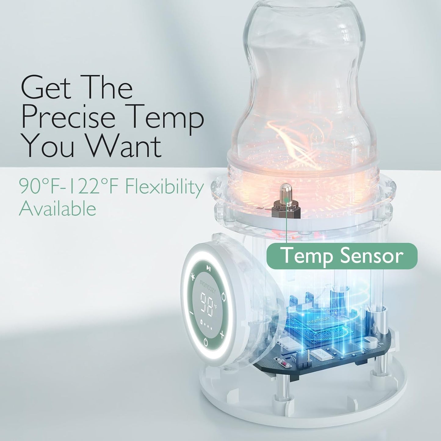 Calentador de biberones portátil para viajes. USADO Momcozy