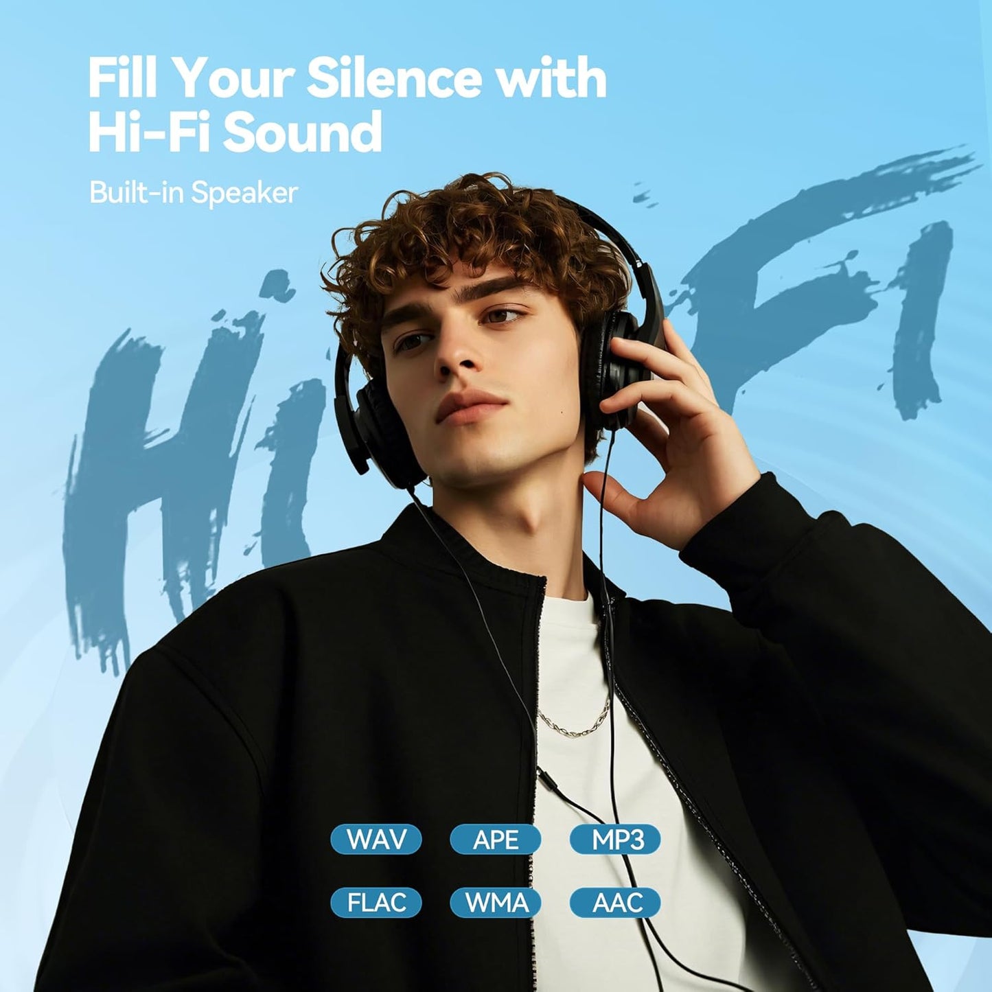 AGPTEK Reproductor MP3 de 64 GB con Bluetooth